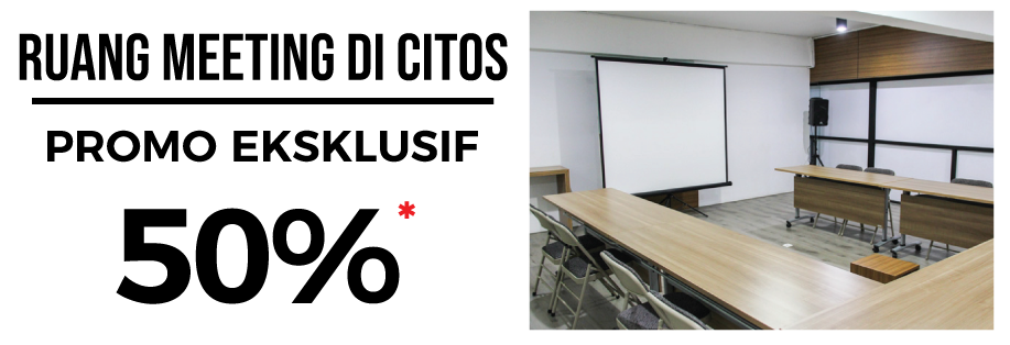 Promo Meeting di Cilandak 50 Persen Banner
